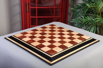 PRE-ORDER - Signature Contemporary Chess Board - VASTICOLA BURL  / BIRD'S EYE MAPLE - 2.5" Squares