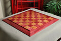 Custom Contemporary Chess Board - Purpleheart / Maple Burl - 2.5