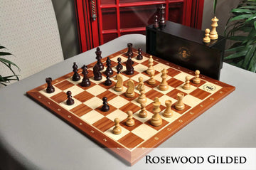 The Championship Series Chess Set, Box, & Board Combination