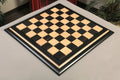 Signature Contemporary V Luxury Chess board - MACASSAR EBONY / BIRD'S EYE MAPLE - 2.5