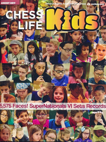 CLEARANCE - Chess Life For Kids Magazine - August 2017 Issue