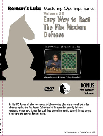 E-DVD ROMAN'S LAB - VOLUME 25 - The Easy Way to Beat the Pirc Modern Defense