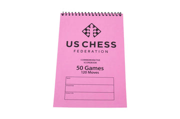 US Chess Federation Commemorative Spiral Scorebook (120 Moves/Game)