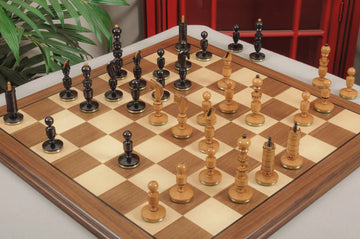 The Camaratta Collection - The Biedermeier Pre-Staunton Vintage Series Luxury Chess Pieces - 4.4