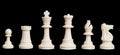 Regulation Silicone Tournament Chess Pieces - 3.5