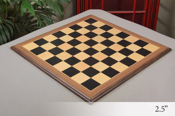 Ebony and Maple Superior Traditional Chess Board
