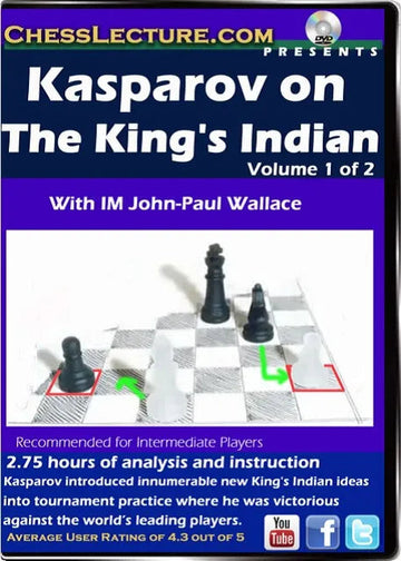 Kasparov on the King's Indian - 2 DVDs - Chess Lecture - Volume 115