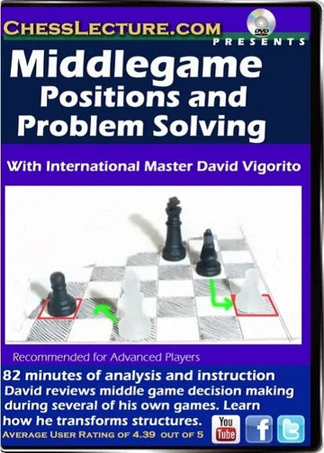 E-DVD - Middlegame Positions and Problem Solving - Chess Lecture - Volume 107