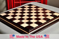 Signature Contemporary II Chess Board - African Palisander/ Curly Maple - 2.5