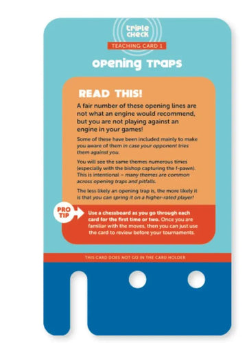Triple Check Opening Traps, Patterns, & Pitfalls Deck (Cards Only)