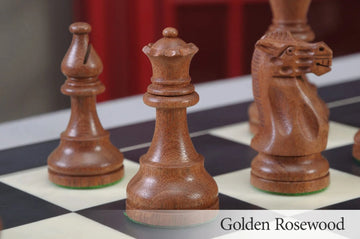 American Staunton Series Chess Pieces - 3.75