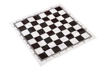 Set of Colored Eraser Chess Pieces w/ Board - 16 Pieces