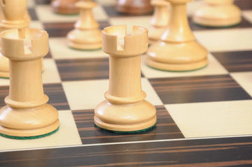 The B.H. Wood Series Chess Pieces - 3.75