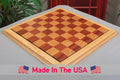 PROTOTYPE - Signature Luxury Chess board - BLOODWOOD / CURLY MAPLE - 2.5