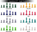 Replacement Plastic Chess Pieces