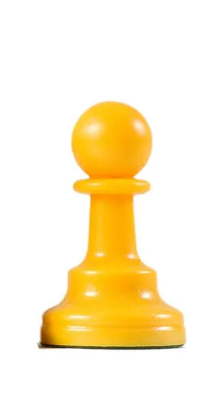 Heavy Tournament Pieces - Yellow Pawn