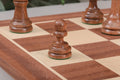 The Horn McCrillis Series Wood Chess Pieces - 3.6