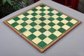 IMPERFECT - GREEN - Reproduction of the Carton Pierre Chess Board - 2.25