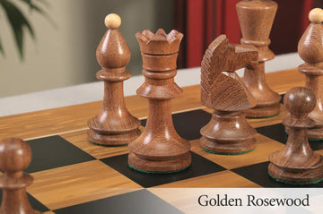 CLEARANCE - The Hungarian II Series Chess Pieces - 3.875