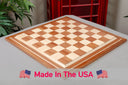 Sapele and Maple Signature Contemporary Chess Board - 2.5" Squares