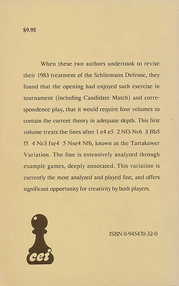 CLEARANCE - The Schliemann Defense - Volume 1