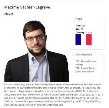 The 2023 Sinquefield Cup Player's Edition Series Chess Pieces