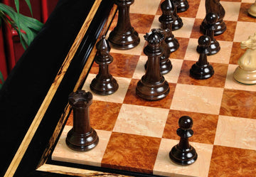 CLEARANCE - The Morphy Series Luxury Chess Pieces - 4.4