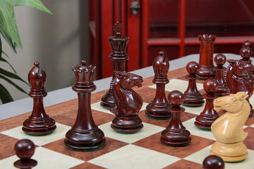 The Hastings Chess Set, Box, & Board Combination