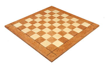 ELM BURL & Maple Reproduction of the Drueke Chess Board - 2.5