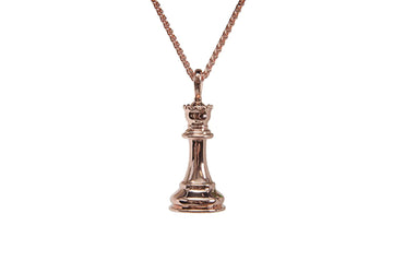 Caissa Collection Chess Pendant Necklace – QUEEN