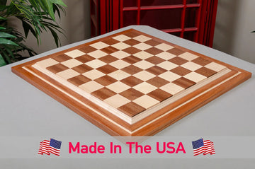 Sapele and Maple Signature Contemporary Chess Board