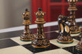 The Burnt Reykjavik II Series Chess Pieces - 3.75