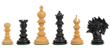 The Savano Series Artisan Wood Chess Pieces - 4.4" King