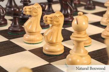The Grandmaster Series Gilded Chess Pieces - 3.25