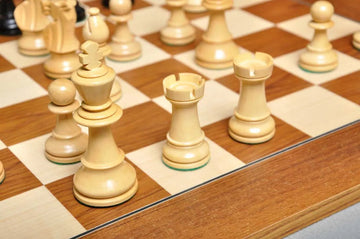 The French Lardy Series Chess Pieces - 3.75