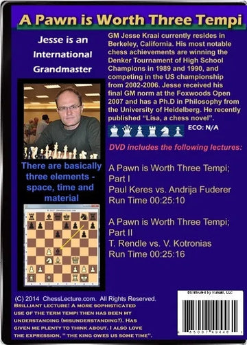 A Pawn is Worth Three Tempi - Chess Lecture - Volume 94