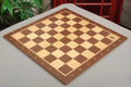 Folding Striped Ebony and Maple Wooden Tournament Chess Board