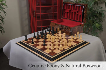 The Savano Forever Series Wood Chess Set, Box, & Board Combination
