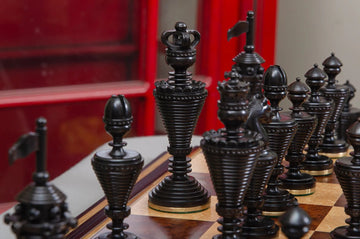 The Anglo-Dutch Reproduction Series Luxury Wood Chess Pieces - 4.75