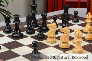 The Ultimate Grandmaster Series Wood Chess Set, Box, & Board Combination