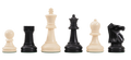 The Bobby Fischer Ultimate Tournament Series Plastic Chess Pieces - 3.75