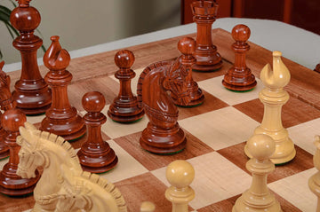 Sapele and Maple Signature Traditional Chess Board