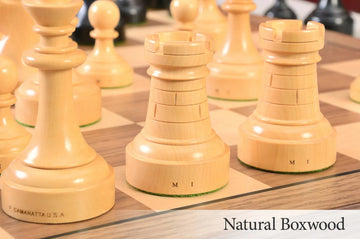 The Camaratta Collection - The Louis Persinger II Series Chess Pieces - 3.6