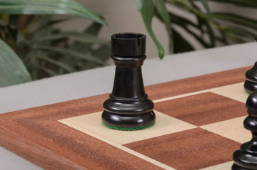 The Horn McCrillis Series Wood Chess Pieces - 3.6