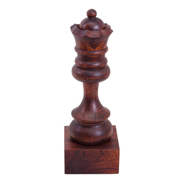 Decorative Wood Chess Piece - Queen