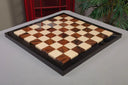 EBONY FRAME - Walnut Burl & Maple Superior Contemporary Chess Board - 2.5"