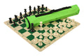 Quiver Chess Set Combination and Single Weighted Regulation Pieces | Silicone Chess Board | Quiver Bag