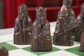 The Isle of Lewis Chess Set, Box, & Board Combination