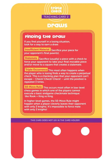 Triple Check Defense & Draws Deck (Cards Only)