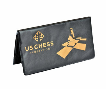 US Chess Giant Checkbook Magnetic Travel Chess Set - 12